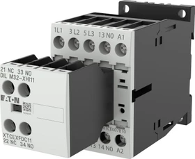 Eaton DILM7-21 Leistungsschütz, 380 V 400 V 3 kW, 2 S, 1 Ö, 230 V 50 Hz, 240 V 60 Hz, Wechselstrombetätigung, Schraubklemmen