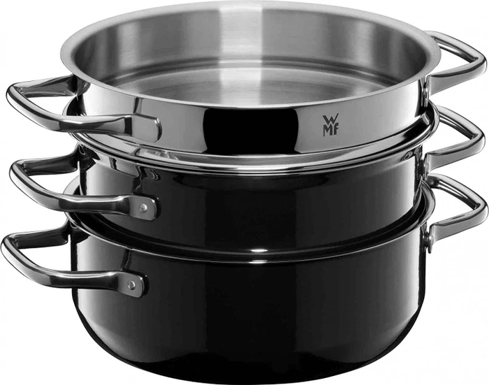 WMF Fusiontec Compact Kochtopf-Set black, 3-tlg.