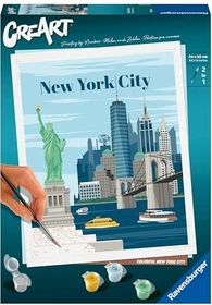 Ravensburger Malen nach Zahlen CreArt Colorful New York City