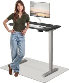 Desktronic HomePro Sitz-Steh-Schreibtisch 120x60cm schwarz/grau