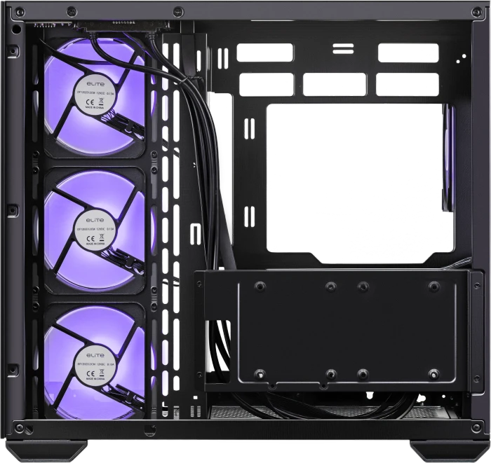 Cooler Master Elite 681 Black, schwarz, Glasfenster