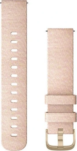 Garmin Schnellwechsel Ersatzarmband 20mm Nylon blush pink/light gold