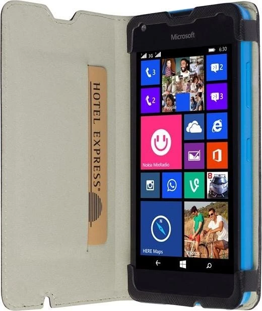 Krusell Malmö FolioCase für Nokia Lumia 550 schwarz