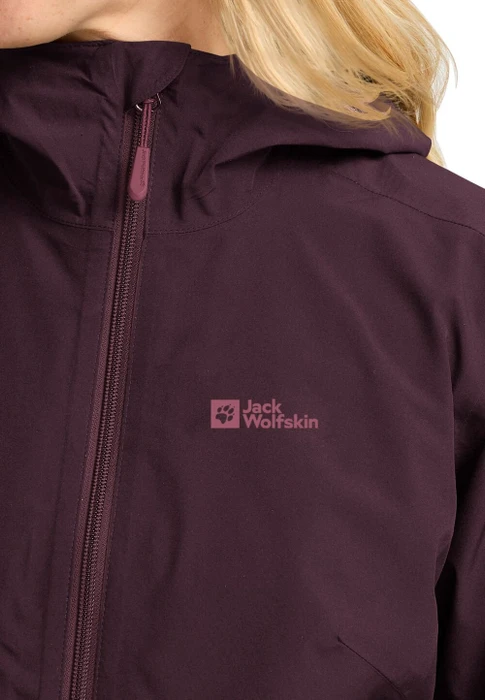 Jack Wolfskin Moonrise 3in1 Funktionsjacke amaranth (Damen)
