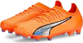 Puma Ultra Ultimate FG/AG ultra orange/puma white/blue glimmer (Damen)