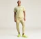 adidas by Stella McCartney TrueCasuals Regular Sportswear T-Shirt kurzarm halo gold (Damen) Vorschaubild