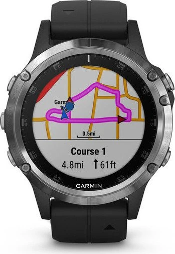 Garmin Fenix 5 Plus silber/schwarz