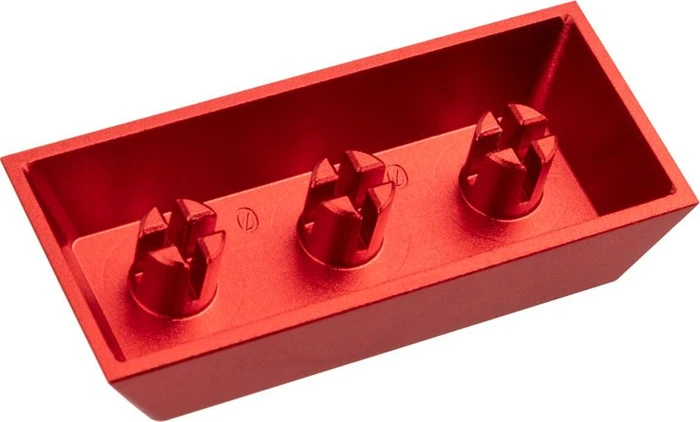 Zomoplus Keycap BAZINGA!, Aluminium, rot/silber, 1 Taste, ANSI-US