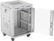 Lanberg 19" Rackschrank 15HE, LCD, freistehend, Flat Pack, V2, Glastür, IP20, RAL 7035, 600mm tief Vorschaubild