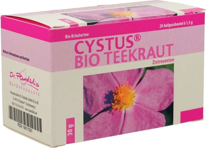 Dr. Pandalis Cystus Bio Teekraut Zistrosentee Beutel, 20 Stück