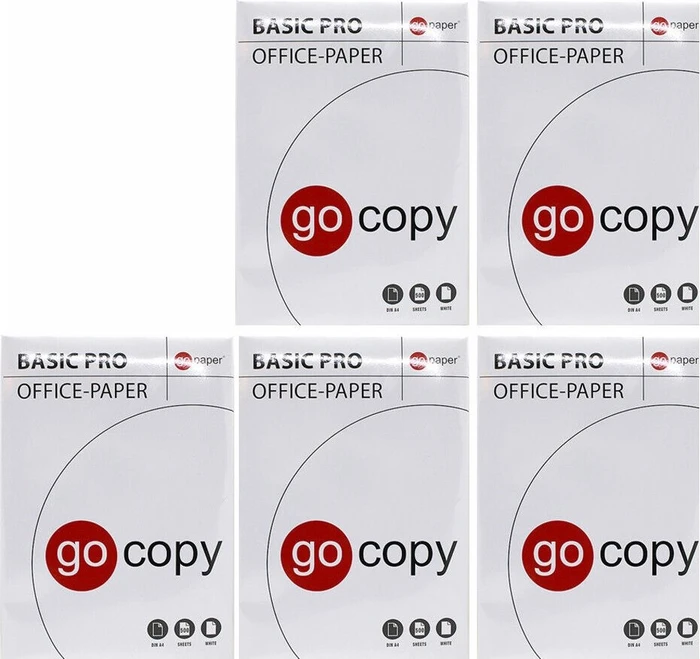 Jacob Jürgensen go copy Basic Pro Kopierpapier matt hochweiß, A4, 70g/m², 500 Blatt