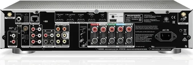 Teufel Consono 35 AVR 5.1-Set silber-gold/weiß-schwarz