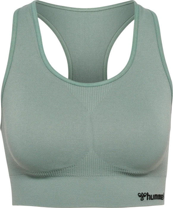hummel Seamless Sports Top Funktionsshirt ärmellos chinois green (Damen)