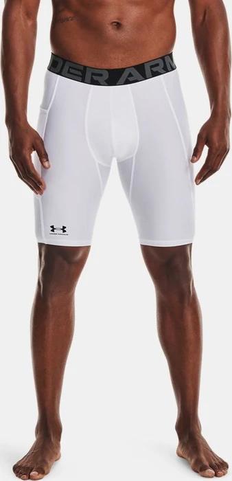 Under Armour HeatGear Pocket Tights Hose kurz weiß/schwarz (Herren)