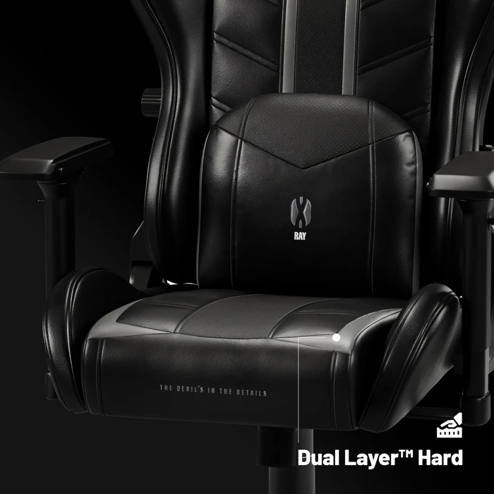 Diablo Chairs X-Ray 2.0 King Gamingstuhl, schwarz/grau