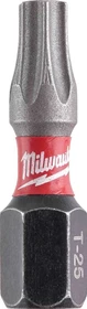 Milwaukee Shockwave Torx Bit 1/4", T25x25mm, 1 Stück