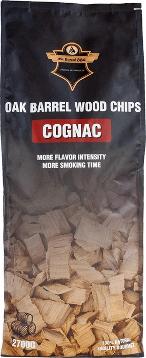 Mr. Barrel BBQ Oak Barrel Cognac Räucherchips, 2.7kg