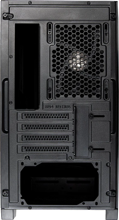 SilverStone Fara 312, schwarz, Glasfenster
