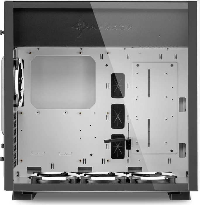 Sharkoon Pure Steel RGB White, Glasfenster