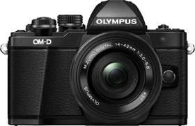Olympus OM-D E-M10 Mark II schwarz mit Objektiv Fremdhersteller