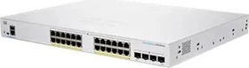 Cisco Business 250 Rackmount Gigabit Smart Switch, 24x RJ-45, 4x SFP+, 370W PoE+ (CBS250-24FP-4X)