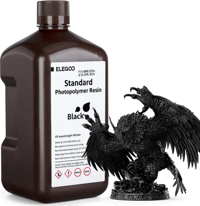 Elegoo Standard Resin Black, 2.00kg
