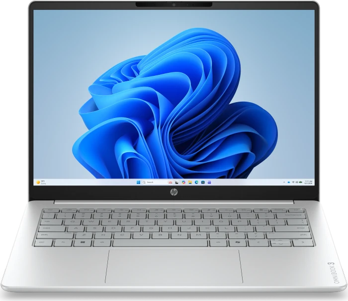 HP OmniBook 3 14-hy0130ng, silber, Ryzen 3 7320U, 8GB RAM, 512GB SSD, DE