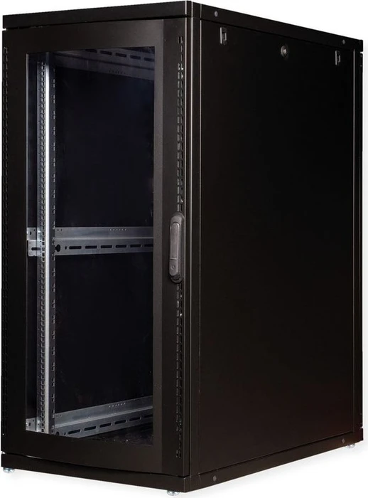 Roline / Secomp Pro Serie 19" Serverschrank 26HE, montiert, Glastür, IP20, RAL 9005, 1000mm tief