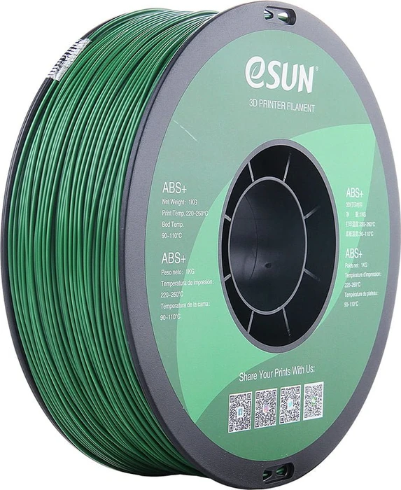 eSUN ABS+, pine green, Spule, 1.75mm, 1.00kg