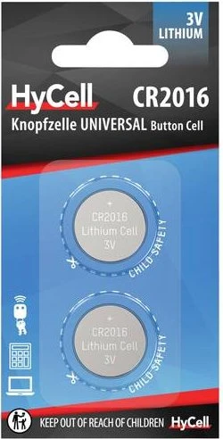HyCell Power Solution CR2016, 2er-Pack