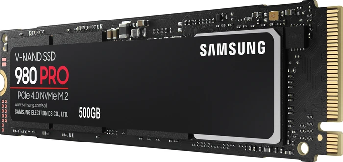 Samsung SSD 980 PRO 500GB, M.2 2280 / M-Key / PCIe 4.0 x4