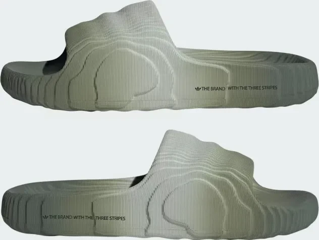 adidas Adilette 22 wonder silver/silver green/core black
