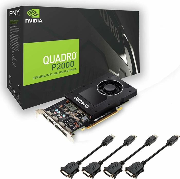 PNY Quadro P2200, 5GB GDDR5X, 4x DP