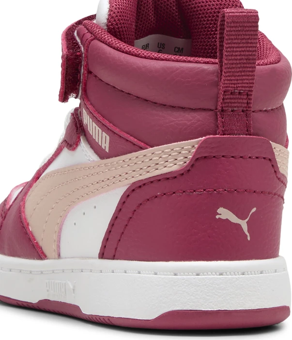 Puma Rebound V6 Mid port/rose quartz/puma white (Junior)