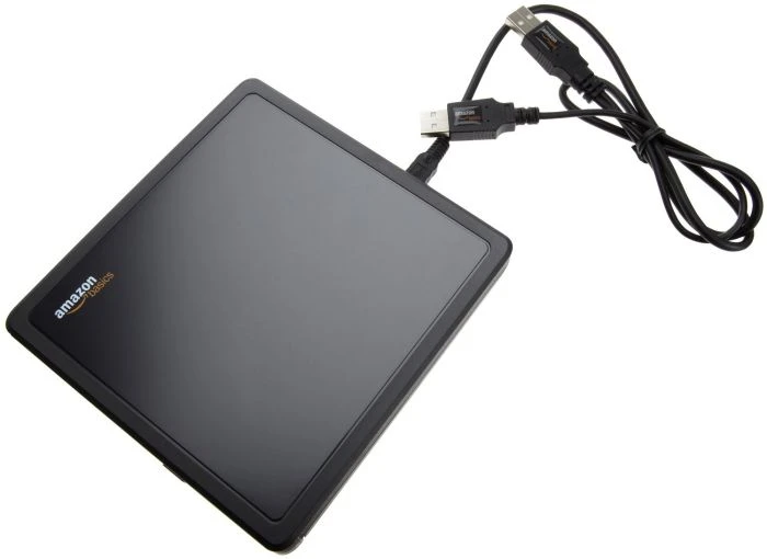 AmazonBasics USB 2.0 8x DVD-Brenner, SlimLine, USB 2.0