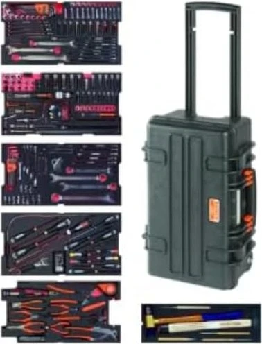 Bahco 4750RCHDW01FF1 Luftfahrt Handwerkzeugset inkl. Koffer, 240-tlg.