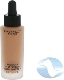 MAC Studio Waterweight Foundation NC44 LSF30, 30ml