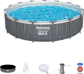 Bestway Steel Pro Max Frame Pool Set rund 457x107cm