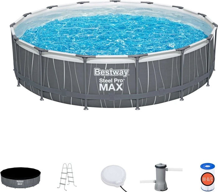 Bestway Steel Pro Max Frame Pool Set rund 457x107cm
