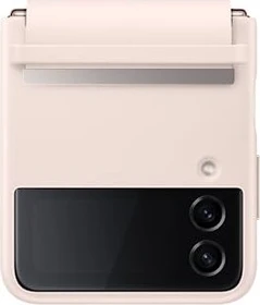 Samsung Flap Leather Cover für Galaxy Z Flip 4 Peach