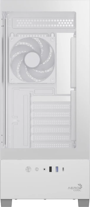 AeroCool P500D White, Glasfenster