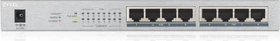 Zyxel GS1000 Desktop Gigabit Switch, 8x RJ-45, 60W PoE+ (GS1008HP-EU0101F)
