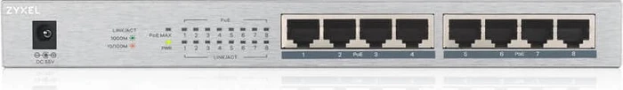 ZYXEL GS1008HP Desktop Gigabit Switch, 8x RJ-45, PoE+