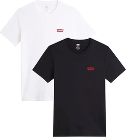 Levi's Crewneck Graphic 2er-Pack T-Shirt kurzarm caviar (Herren)