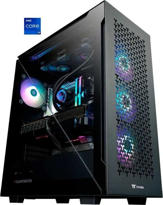 Thermaltake Titan, schwarz, Core i9-13900KF, 32GB RAM, 2TB SSD, GeForce RTX 4090