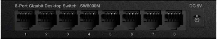 Strong Desktop Gigabit Switch, 8x RJ-45