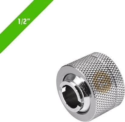 Thermaltake Pacific Fitting G1/4" für 1/8" x 5/8" Schlauch, verchromt