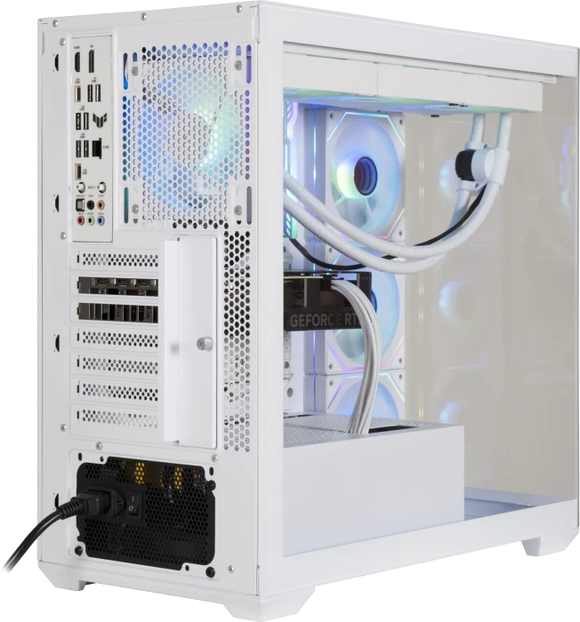 BitFenix CETO White, 4A, Lüfter LED ARGB, Glasfenster