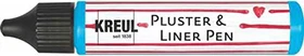 Kreul Pluster & Liner Pen Effektfarbe, himmelblau, 29ml