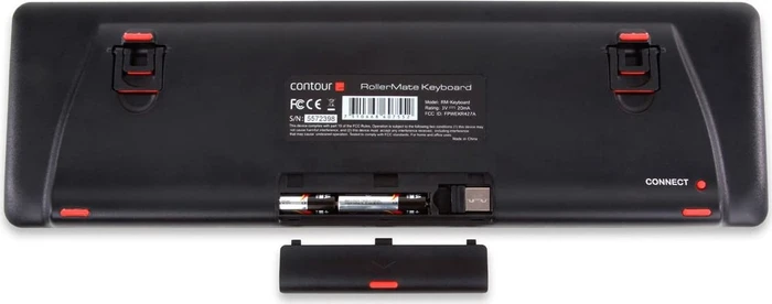 Contour Design Balance Keyboard Wireless, schwarz/silber, USB, DE